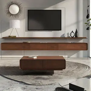 Modern Minimalist Suspended TV Cabinet, TV Stand, TV Set-top Box Storage Rack