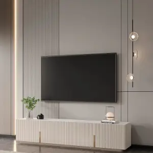 Modern Minimalist Wooden TV Stand Living Room Furniture TV Cabinet and Coffee Table Set Luxury LED TV Unit Media Console