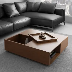 Factory Direct Sale Nordic Modern Minimalist Coffee Table Creative Irregular Home Living Room Storage Square Black Coffee Table