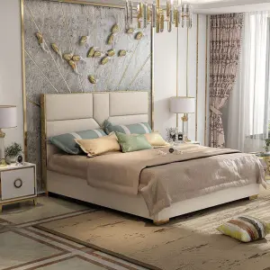 Hot Sale High Quality Bedroom Furniture Modern Queen King Size Storage Nordic Bed