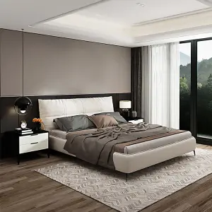 New Design Hot Sale Bed Furniture Bedroom Set Morden California king Wood Double Bed Designs Bed for Hotel