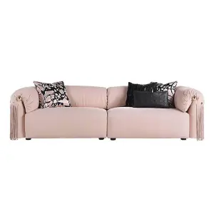 Furnistyle Villa Living Room Furniture Sofa Set High End Modern Couch Tassels Design Unique Couches Luxury Living Room Sofa