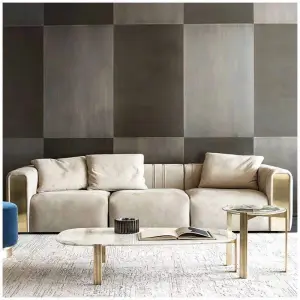 Furnistyle High Quality L Shape Luxury Sofas Living Room Furniture Lounge Sofa Sets Modern Fabric Velvet Sofa Set Furniture