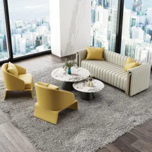 Fuenistyle New Design Quality and Comfortable 1 2 3 4 Seater Italian Modern Design Sofa Luxury for Living Room