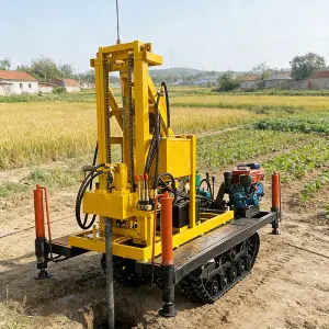 100m 150m 200m Water Well Drilling Rig Portable Rotary Drilling Machine for Deep Well Irrigation Industrial Mining Construction