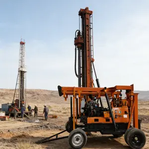 Vertical Spindle Core Water Well Drilling Rig Machine Geological Core Exploration Equipment for Well Drilling