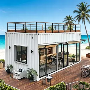 Insulated Prefabricated 20Ft 30Ft 40Ft Folding Container Expandable House 2 4 5 Bedroom Prefab Shipping Home Granny Flat