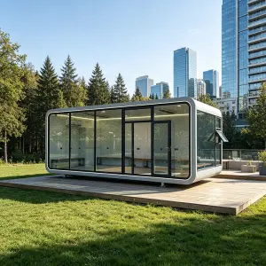 Wholesale Customized Foldable Container House Sandwich Panel Modular Prefab Home Portable Tiny House For Hotel Shop Warehouse