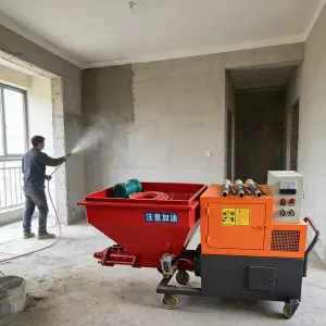 Mortar Spraying Machine 220V Electric Cement Mortar Sprayer for Wall Plastering Concrete Pump Painting Tool Household Industrial