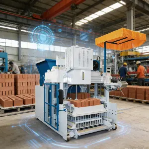 Customized Brick Making Machine Soil Interlocking Brick Maker Machine Low Investment Construction Brick Machinery For Sale
