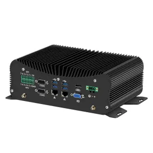 Fanless IPC Industrial Intel i7-10510U i7-1255U 2*LAN 6x DB9 RS232/422/485 GPIO HDMI VGA 6*USB WiFi 4G LTE 9V-36V Windows Linux