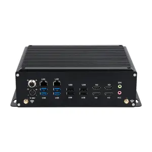 DC9V-36V Industrial PC Intel i5-14450HX i7-13650HX 6x DB9 RS232/422/485 14xGPIO 4xHDMI 8xUSB 2xLAN WiFi 4G/5G LTE Win11 Linux