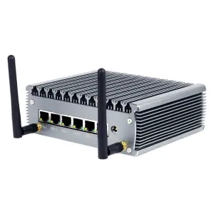6x 2.5G Ethernet Ports Fanless Industrial Mini PC Firewall 11th Generation Intel Core Processors Windows10/11 Linux Pfsense