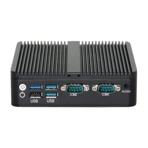 Intel N150 Mini PC 2x HDMI DP 6x USB 2x RS232 DB9 2x Ethernet M.2 NVMe SSD Windows 10/11 Ubuntu SIM Slot 4G LTE WiFi