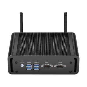 Fanless Industrial PC Intel 4th/5th Gen CPUs 2x Serial Ports 2x Gigabit Ethernet HDMI VGA Mini PCie Expansion Windows Ubuntu