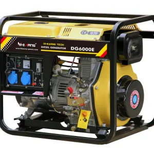 Portable Open Frame 2KW/3KW/5KW Electric Start Air-cooled diesel Generator in Selling