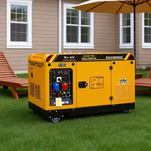 12/16KW air Cooled Twin Cylinder Single Phase Three Phase diesel Generator for Home Use