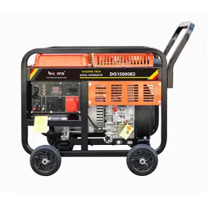 Hiearns DG15000E3 10KW diesel Generator Open Frame Use Single Cylinder diesel Engine