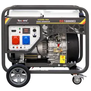 Hiearns air Cooled System diesel Generator,12KW 15KVA DG18000E Three Phase 998 diesel Engine