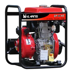 10HP DP20HE 2inch High Pressure diesel Irrigation Electric Water Pump with 186 diesel Engine