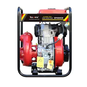 DP40HCI 4inch High Pressure Cast Iron Fire Pump 40m 50m 60m Head 95 100 Cubic Meter Per Hour diesel Water Pump