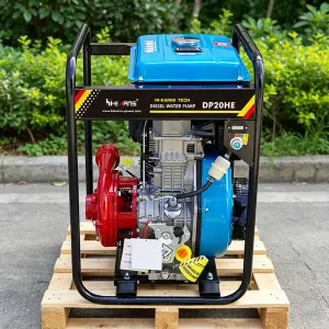 Hiearns 2 Inch Cast Iron diesel Water Pump Use air Cooled System diesel Engine