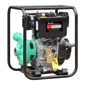 Hiearns 2 Inch 186 90m Head High Pressure Cast Iron Water Pump for Irrigation