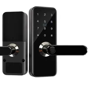 SINOVO Tuya WIFI App High Security Fully Automatic Smart Lock Biometric Fingerprint Automatic Smart Door Lock