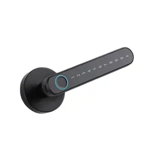 Sinovo Zinc Alloy Smart Door Lock for Steel/Wood Doors with Fingerprint Key Digital Keypad Unlock and Tuya App