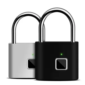 SINOVO Portable Mini Smart Lock Fingerprint Padlock Keyless Waterproof Biometric Fingerprint Lock for Suitcase Handbag Luggage