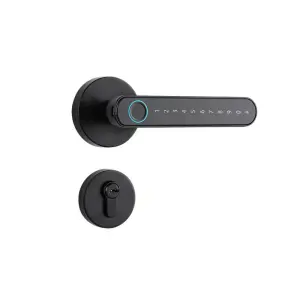 SINOVO Best Smart Waterproof Digital Fingerprint WIFI Door Handle Code Lock with Tuya APP