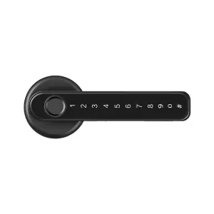 Sinovo Ttlock App Fingerprint & Combination Handle Smart Door Lock for Home Hotel Office-Stainless Steel Door WiFi Network