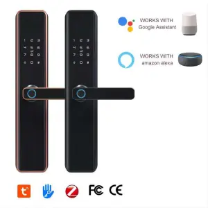 Keyless Entry Doorlock Wifi Built in Smart Lock Modern Door Lock Ble Wifi Door Lock