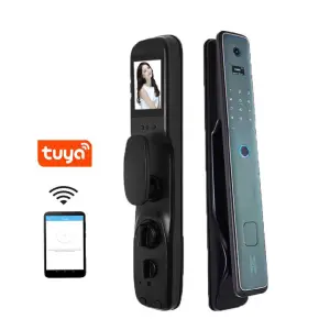 Automatic Smart Cylinder Lock Camera Tuya App Wifi Smart Fingerprint Password Door Lock Smart Door Lock