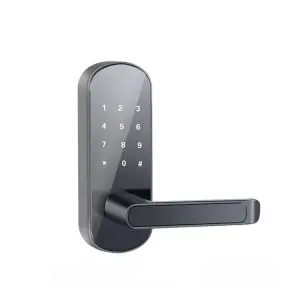 TOPTEQ H4 Tuya Smart Aluminum Alloy Outdoor Door Lock Glass/Wood Doors Fingerprint Password NFC Card APP WiFi Cloud Access