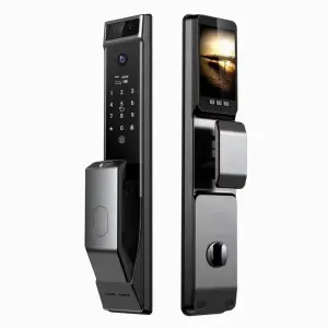 TOPTEQ X10 3D Face Recognition Aluminum Alloy Smart Door Lock Fingerprint Password IC Card APP Unlock Tuya WiFi Cloud Storage