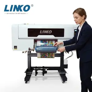 UV DTF Sticker Printer A3 30cm With Epson XP600 Heads Electric Laminating Integrated Printing Machine