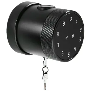 Knob Lock Smart Deadbolt Intelligent Electronic Fingerprint Lock Code Tuya APP Control Zinc Alloy/Aluminum Alloy Easy