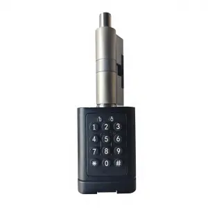 Rental Property Aluminum Alloy Lock Core-Smart Keyless Entry for Wood/Aluminum Doors Activity Log 5-Time Wrong Attempt Alarm