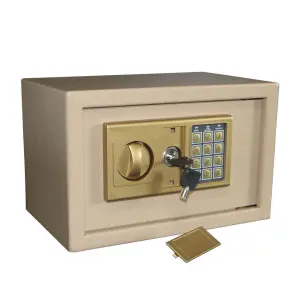 Steel Construction Double Lock Hidden Wall Anchoring Digital Safe Box Caja De Seguridad