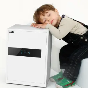 Home Smart Electronic Digital Safe Box Fingerprint Jewelry Money Safe Coffre Fort Hidden Secret Wall Safes