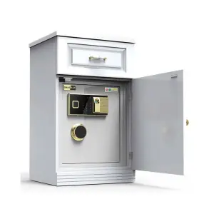 Home Furniture Wood Bedside Safe Cabinet Hotel Hidden Smart Fingerprint Digital Hidden Safe Box