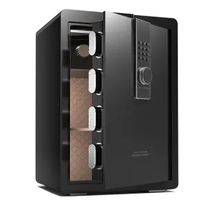 Fingerprint Office Home Safety Automatic Digital Strongbox Security Fireproof Luxury Safe Box Solid Steel Construction for Home