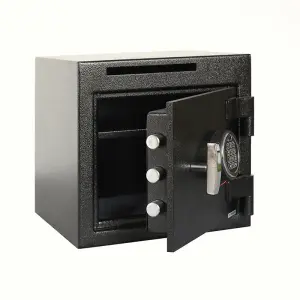 Hot Selling Front Drop Digital Safe Deposit Box With Electronic Lock Keys