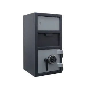 Hot Selling Money Safe Deposit Box with Tubular Lock Top Compartment Premium Safes