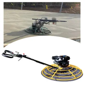 Gasoline Electric Concrete Power Trowel Finishing Floor Leveling Float Pan Handheld