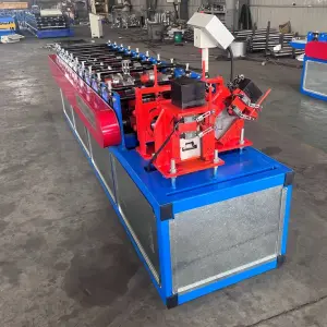 2 in 1 Steel Keel Roll Forming Machine C Channel CD UW Ceiling T Omega Metal Frame Machine Slot Punching Purlin Machine