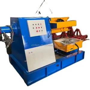 Metal Sheet Coil Decoiler Manual Galvanized PPGI Coating Coils Winding Unwinding Hydraulic Electric Uncoiler 5T10Tons Customized