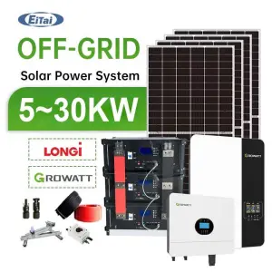 EITAI Complete Off Grid Solar System 3Kw 5Kw Photovoltaic Kit 10Kw 30Kw Home Use Off Grid Solar Power Panel System