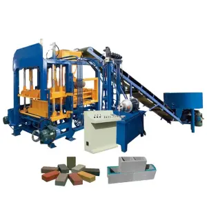 Qt4-15 Automatic Cement Blocks Making Machinery Price Concrete Hollow Blocks Maker for Sale in South Africa